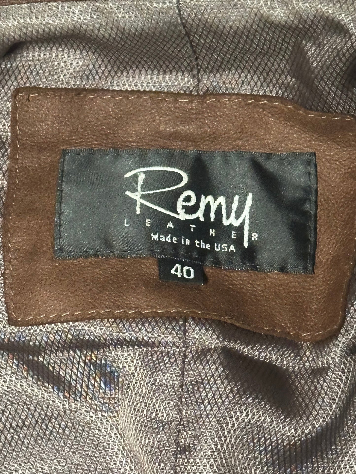 1990's Vintage Remy Leather Bomber