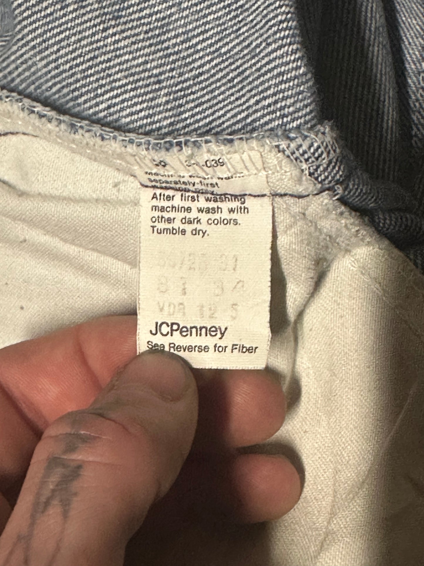 1980's Vintage JCPenny "Plain Pockets" Bootcut Jeans