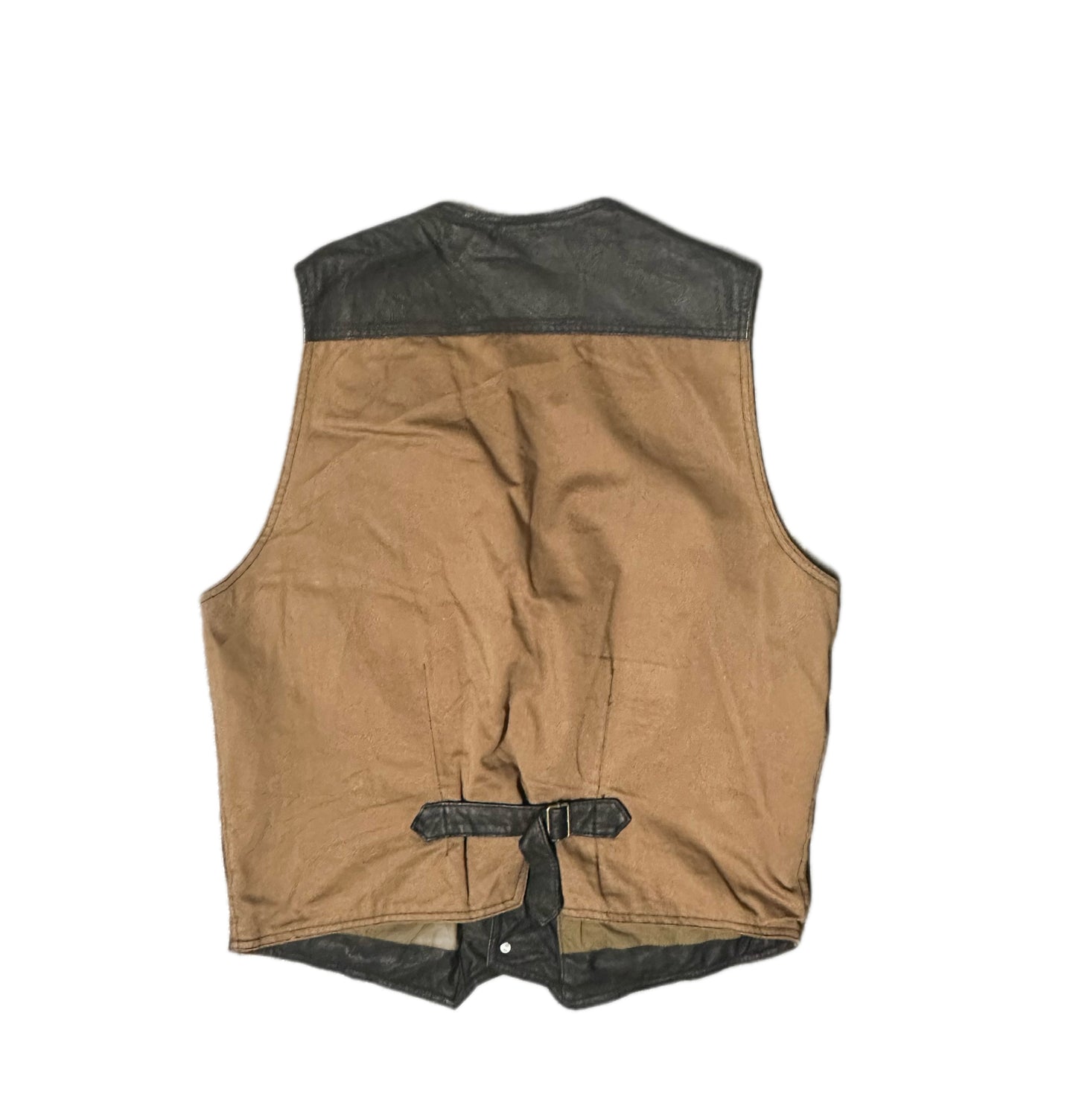 2000's Vintage Wrangler Leather Vest