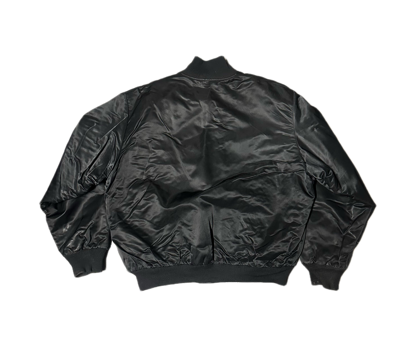 1980's Vintage Birdie by Richard A. Leslie Satin Bomber Jacket