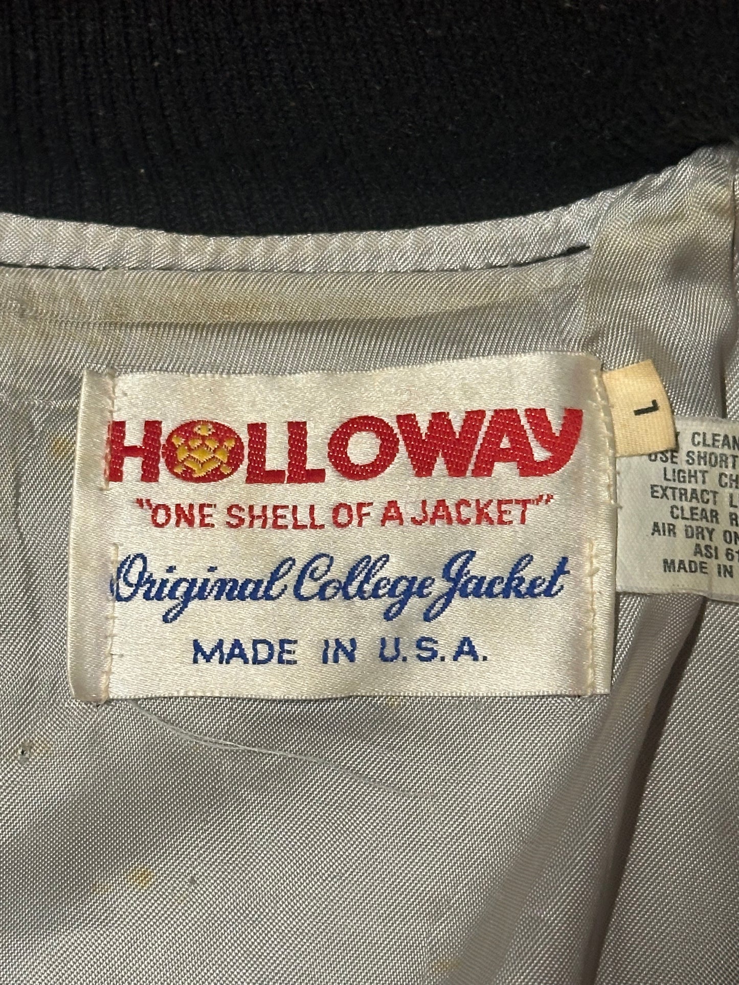 1980's Vintage Holloway Varsity Jacket