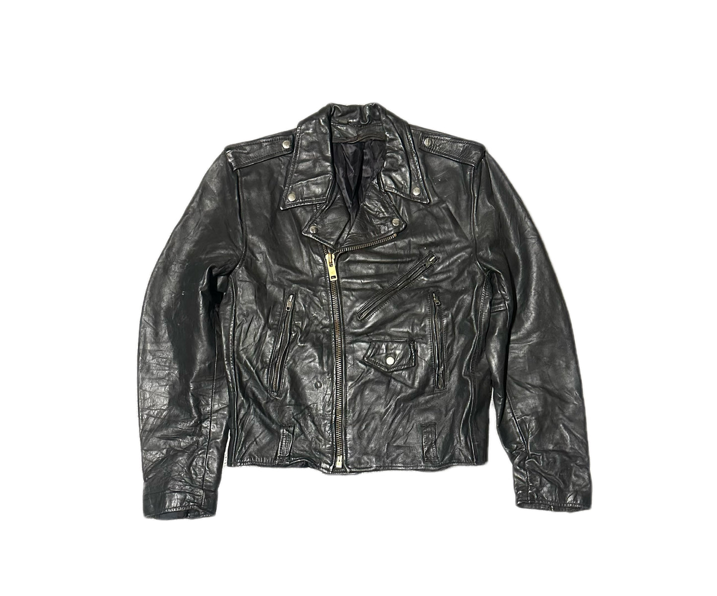 1980's Vintage Wilson's Leather Motorcycle Jacket