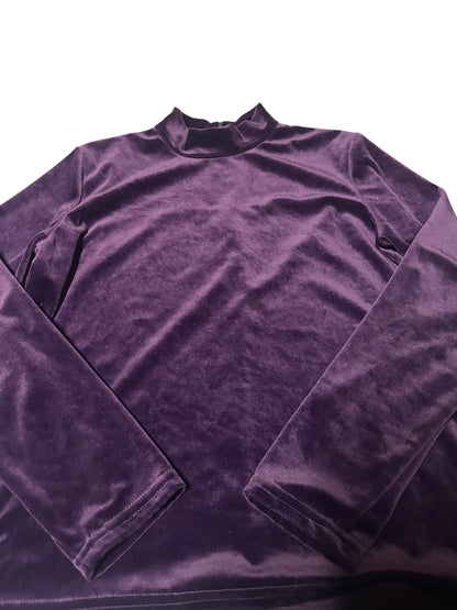 1990's Victoria Morgan Sport Velour Long Sleeve