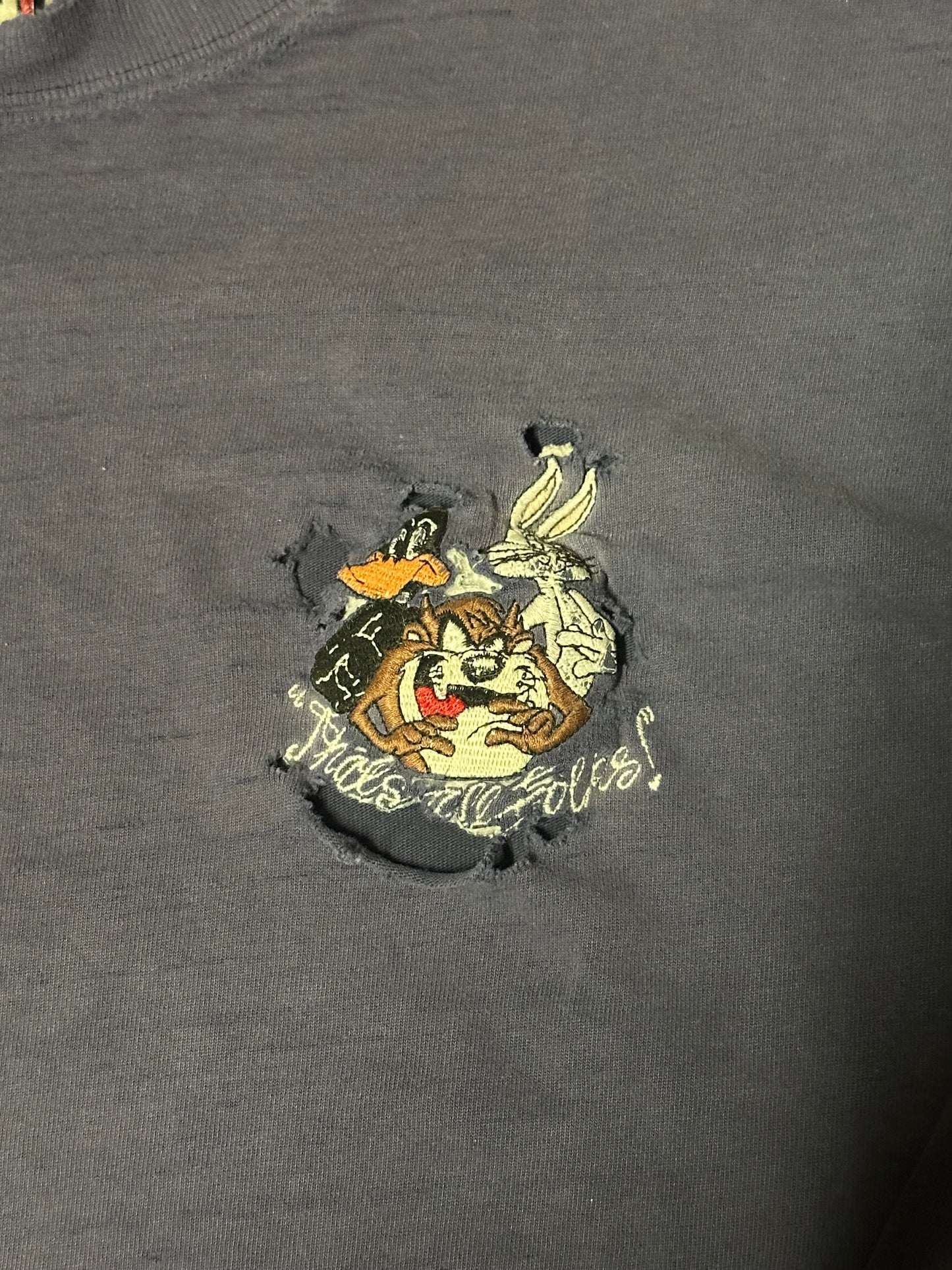 1994-1996 Vintage Looney Tunes Distressed Long Sleeve Shirt