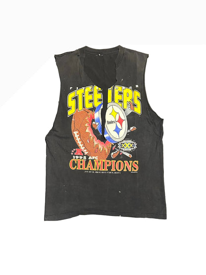 1995 Steelers AFC Champions Cutoff T-Shirt