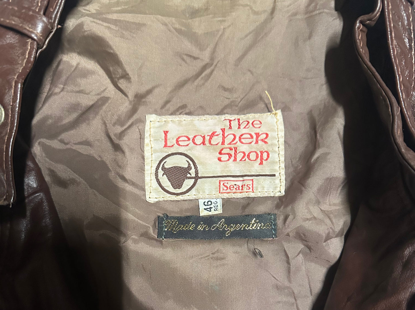 1970's Vintage Sears Leather Bomber