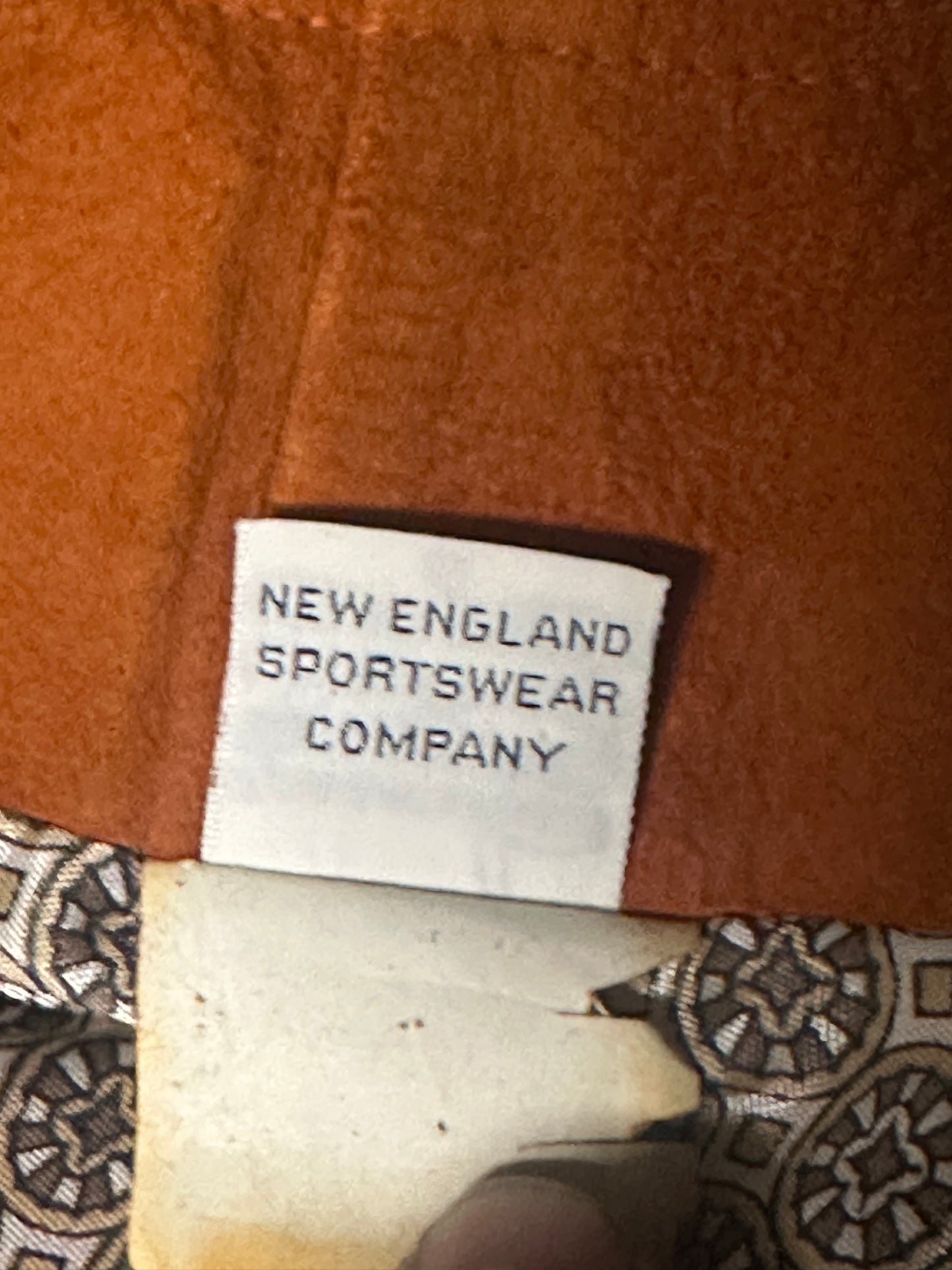 1960's New England Sportswear Company Suede Leather Jacket