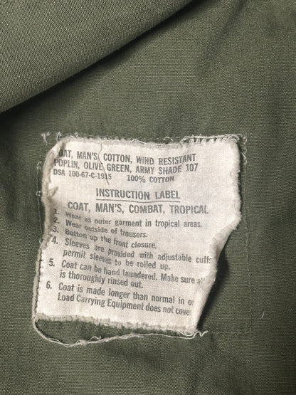 1967 Vintage Military Button-Up Coat