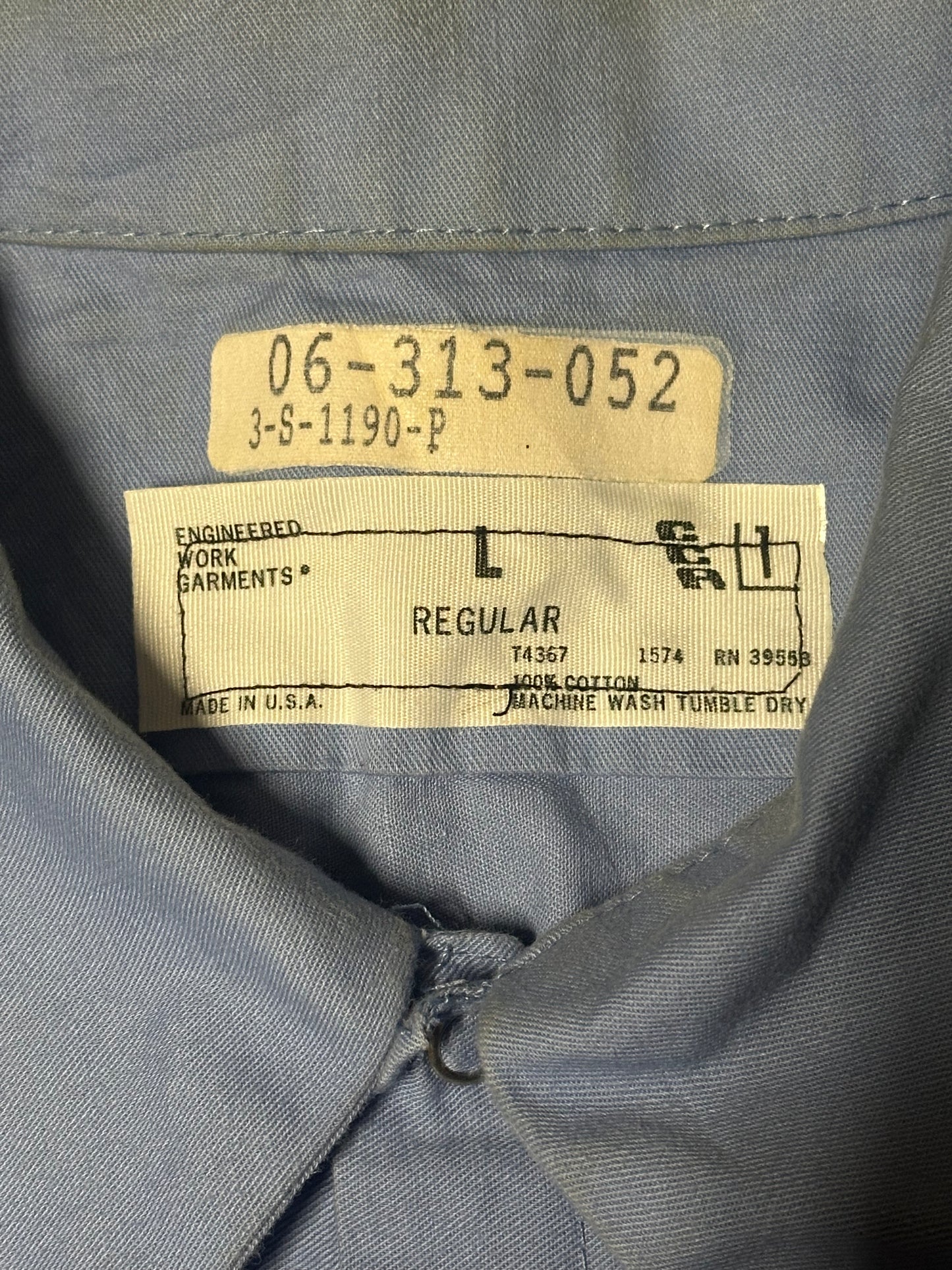 1970's Vintage Button-Up Work Shirt
