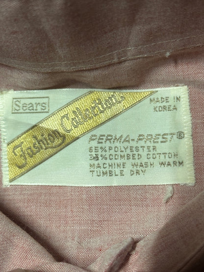 Late 1970's Vintage Sears Button-Up Shirt