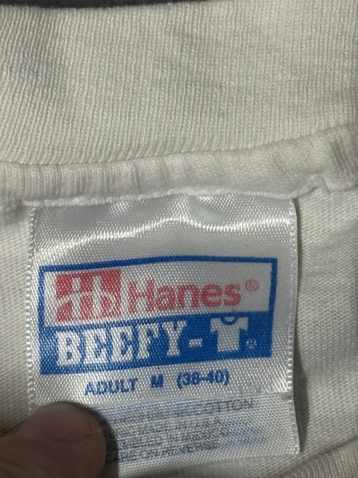 1990's Hanes Beefy-T "Vertical Drop" Graphic T-Shirt