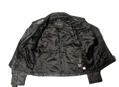 1990's Vintage Wilson's Leather Motorcycle Jacket