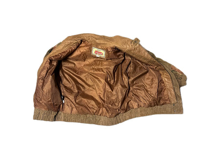 1980's Avanti Fino Leather Bomber Jacket