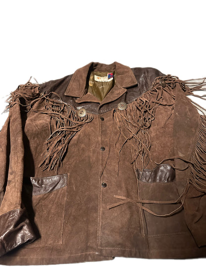 1970's Vintage Schott Fringe Leather Jacket