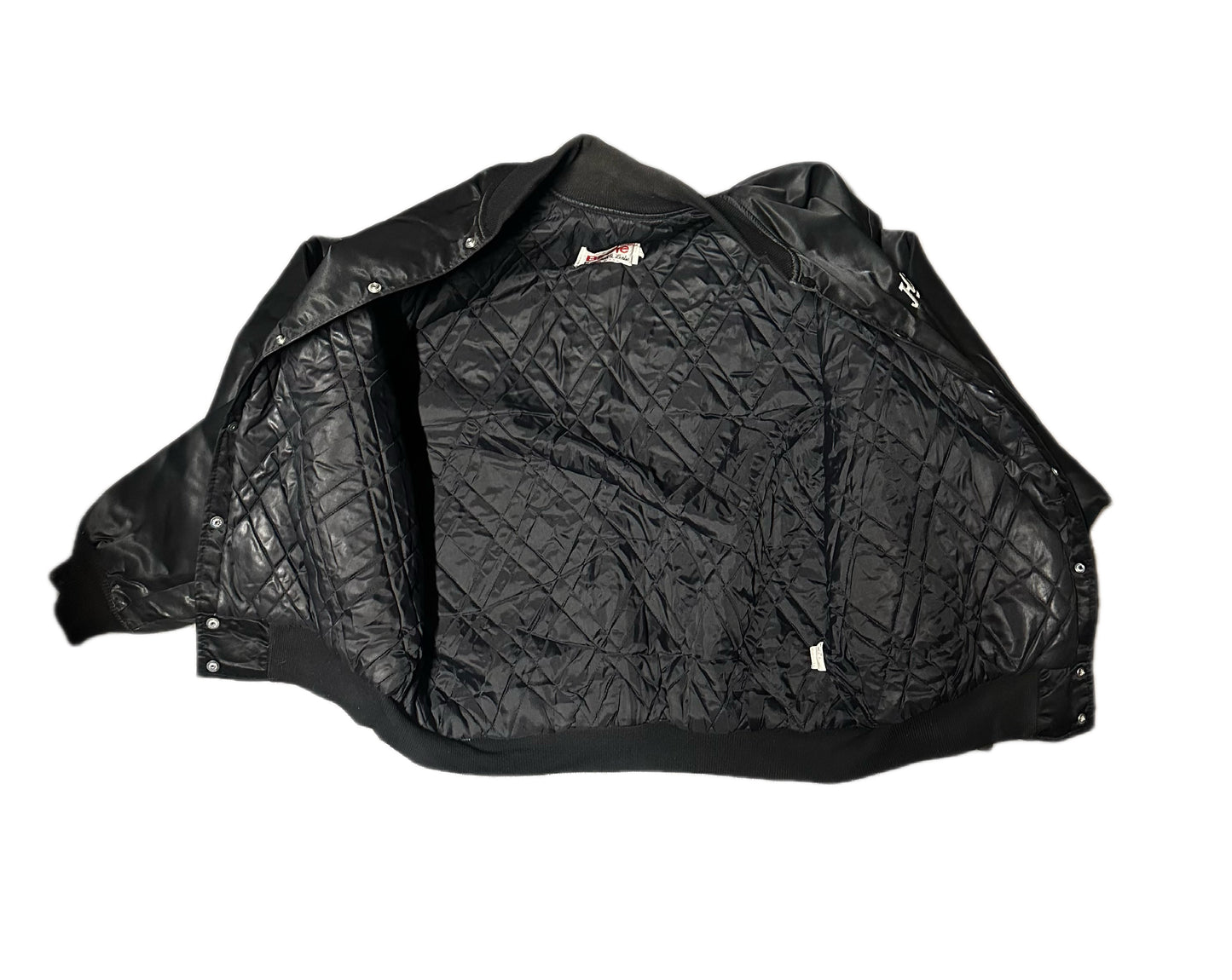 1980's Vintage Birdie by Richard A. Leslie Satin Bomber Jacket