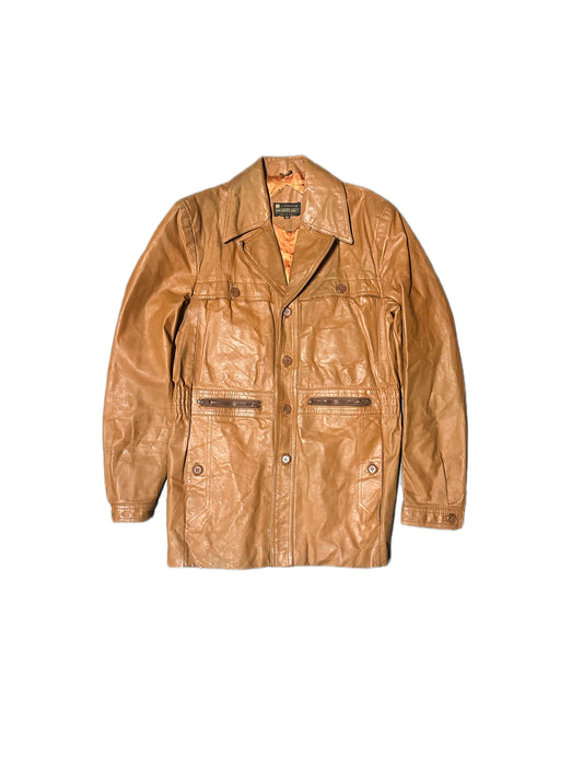 1980's Members Only Leather Jacket