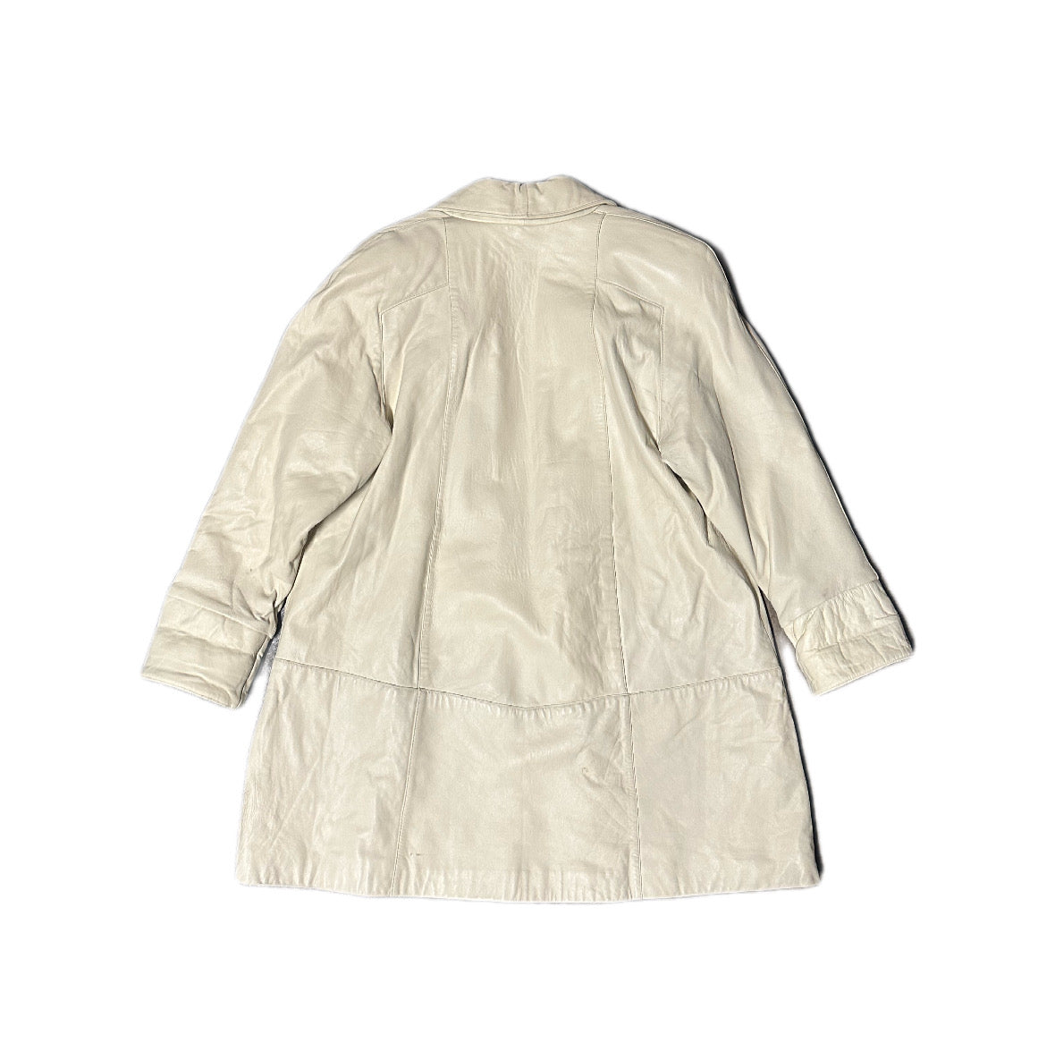 1980's Vintage Avanti Leather Trench Coat
