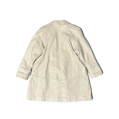1980's Vintage Avanti Leather Trench Coat