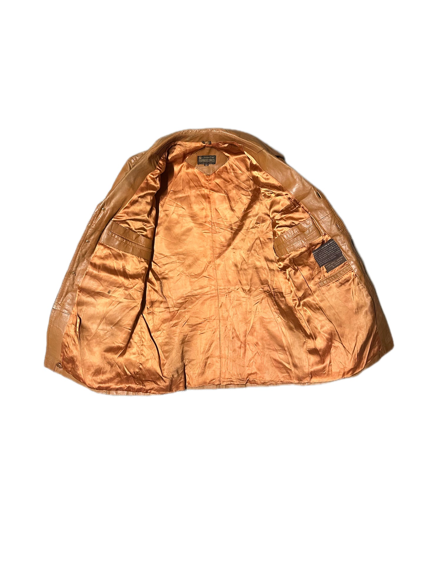 1980's Members Only Leather Jacket