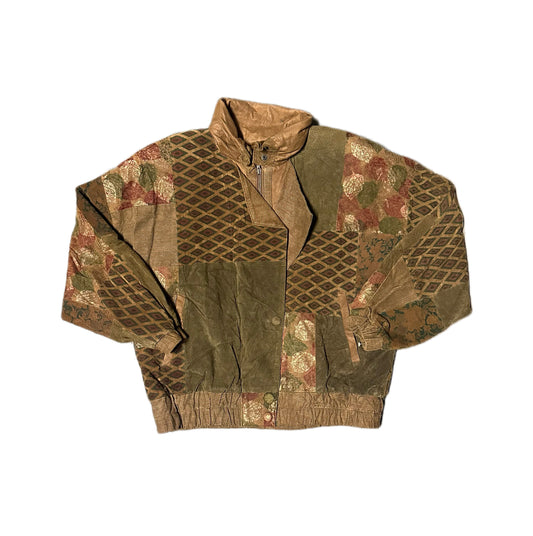 1980's Avanti Fino Leather Bomber Jacket