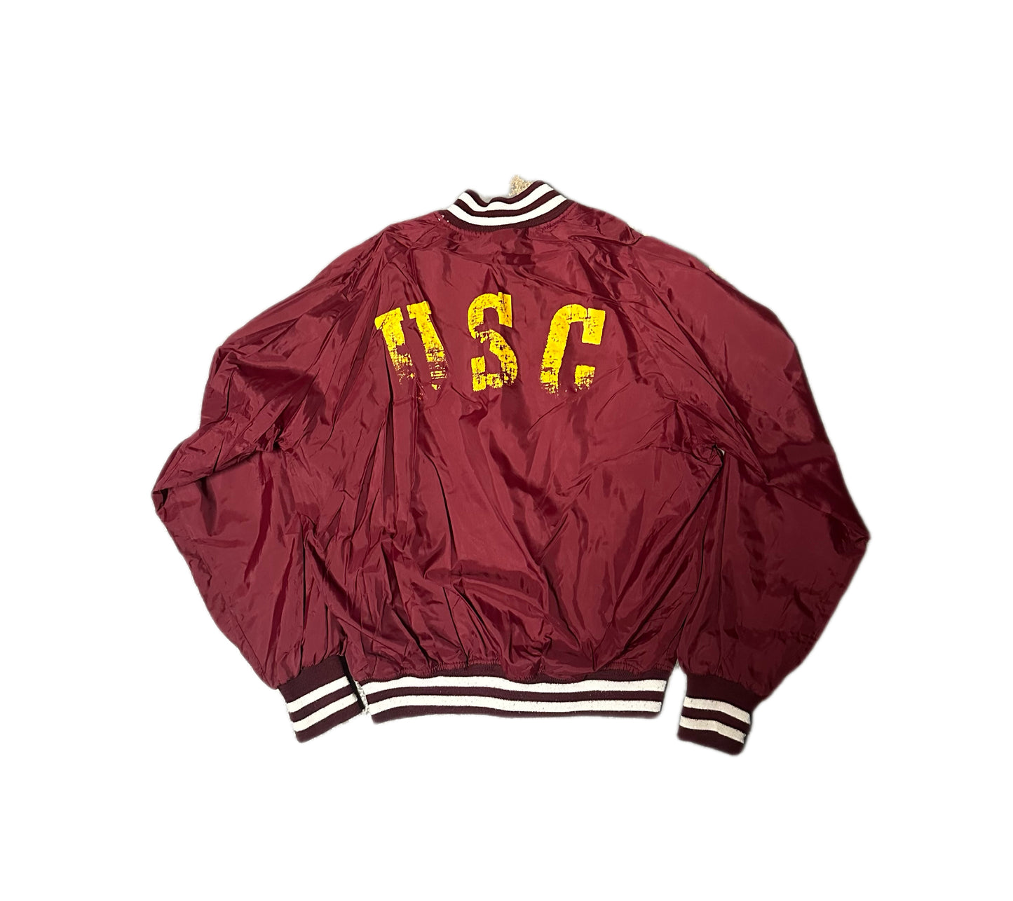 1970's Vintage USC Satin Bomber Jacket