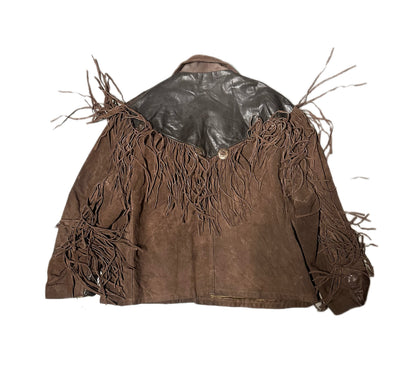 1970's Vintage Schott Fringe Leather Jacket