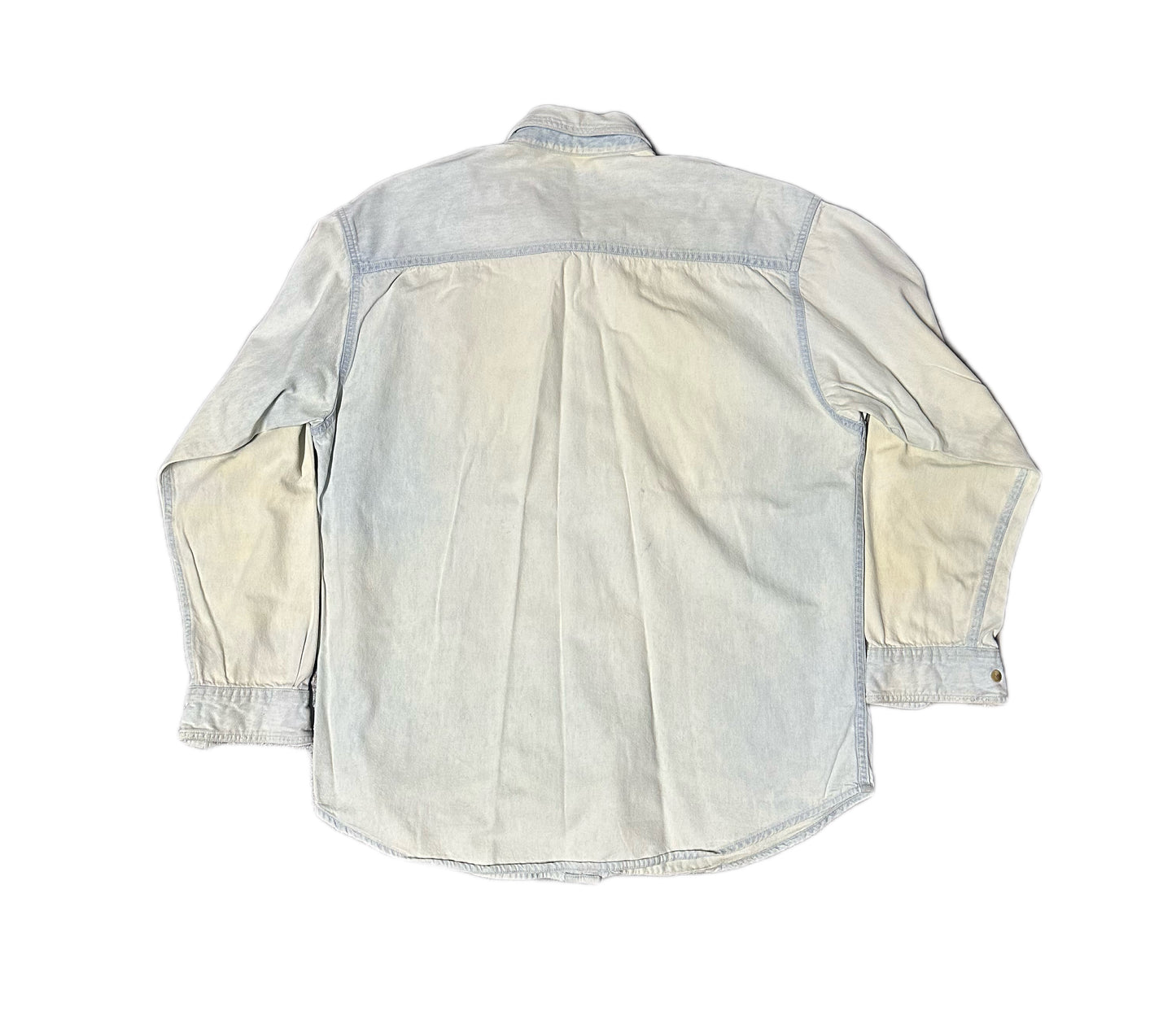 1990's Lee x Green Bay Packers Button-Up Denim Shirt