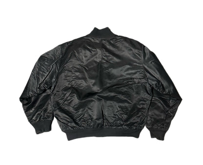 1980's Vintage Birdie by Richard A. Leslie Satin Bomber Jacket