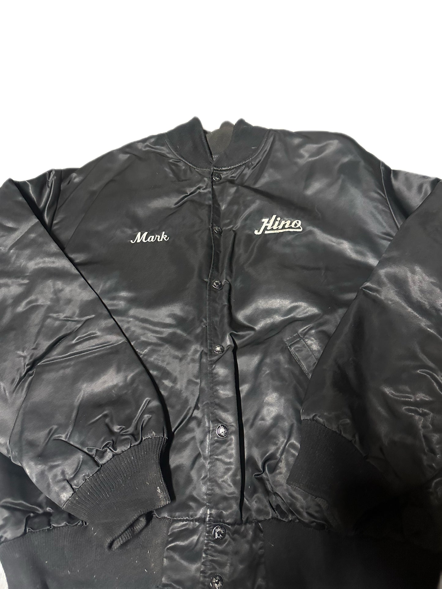 1980's Vintage Birdie by Richard A. Leslie Satin Bomber Jacket
