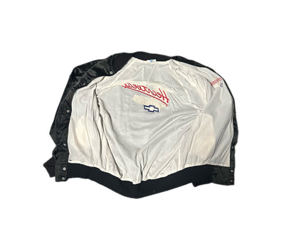 1980's West Ark Chevy "The Heartbeat Of America" Satin Bomber Jacket